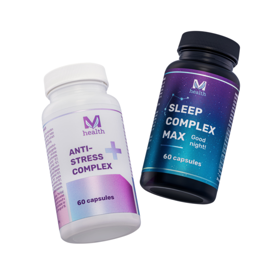 Anti-Stress + Sleep Complex Max (Komplekts)